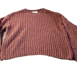 Jessica Simpson knit sweater, EUC, burnt orange